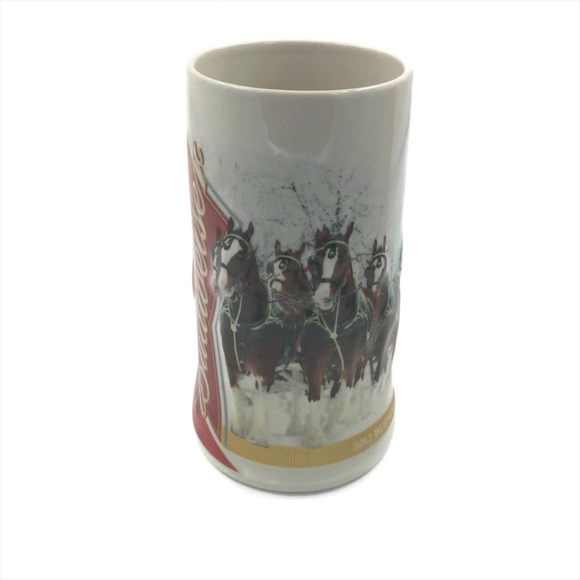 Budweiser Holiday Beer Stein/ Mug - Picture 3 of 6